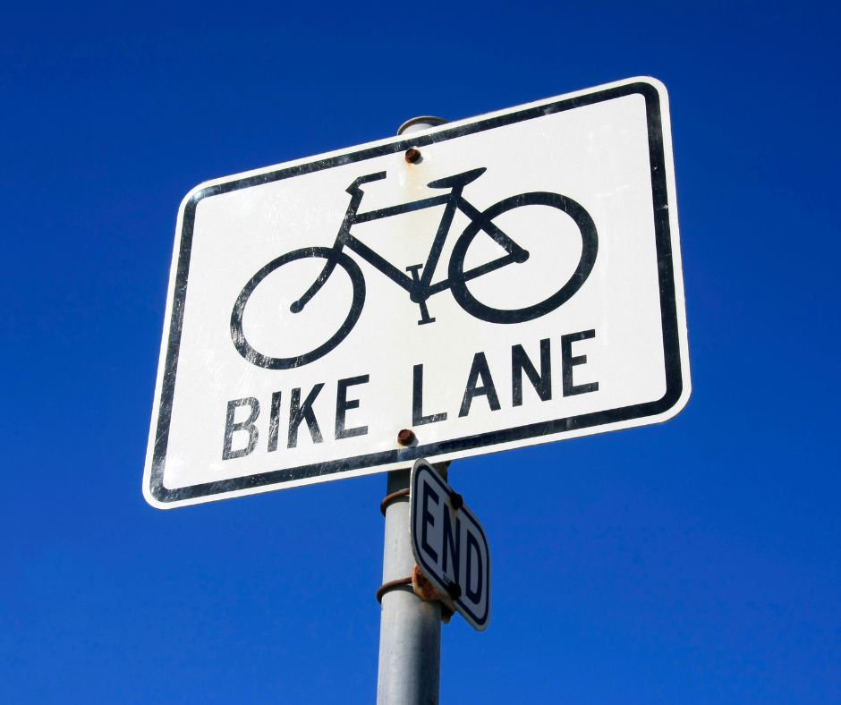 bike lane sign